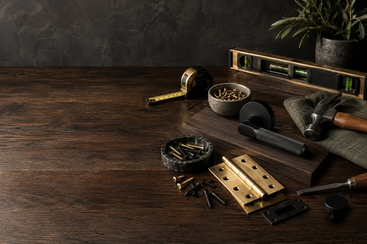 Hardware & supplies available at Galaxy Flooring and Renovation